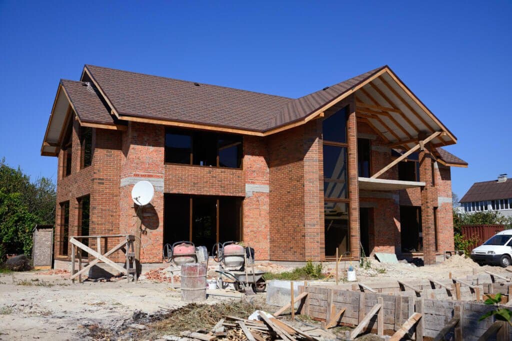 Maison traditionnelle en briques rouges dans les Hauts-de-France